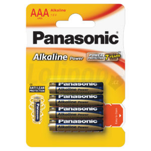 Alkalické baterie AAA - 4 ks