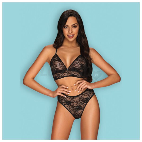 Obsessive Kokietta 2&amp;#45;pcs Set Black