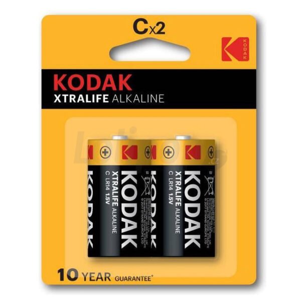 Xtralife alkalické baterie C - 2 ks