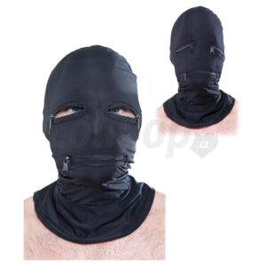 Zipper Face maska se zipy přes oči a ústa