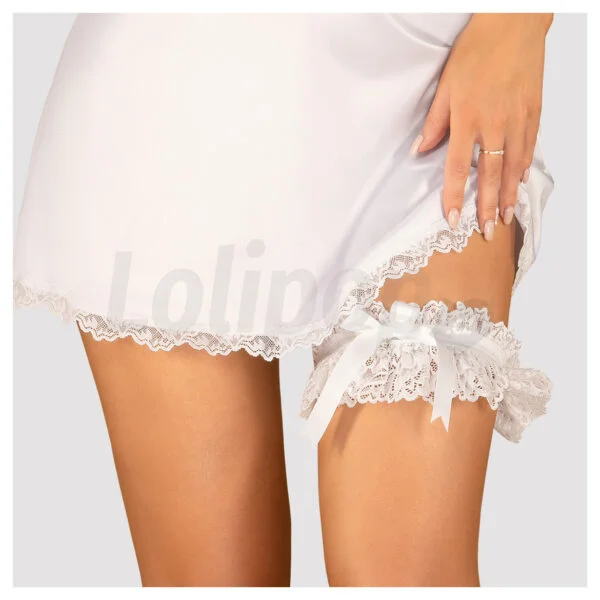 Obsessive Amor Blanco Garter White