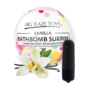 Big Teaze Toys Bath Bomb Surprise with Vibrating Body Massager Vanilla