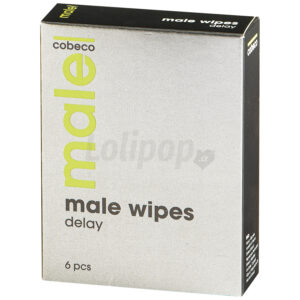 Male Wipes Delay chladivé ubrousky na oddálení ejakulace 6 ks