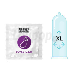 Secura Extra Large 60 mm XL kondomy 1 ks