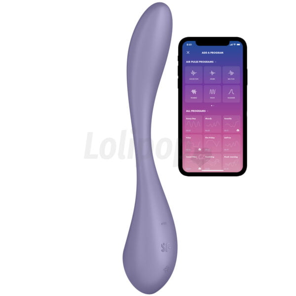 Satisfyer Silikonový G Spot Flex 5+ chytrý ohebný na G bod a klitoris