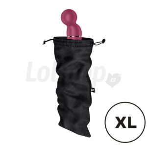 Satisfyer Treasure Bag XL - černý úložný pytlík na pomůcky