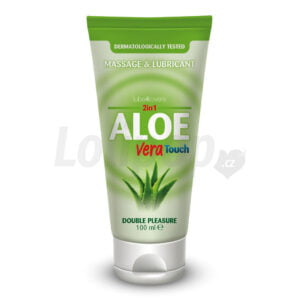 Aloe Vera Touch 2v1 masážní lubrikační gel 100 ml