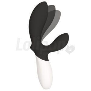 Lelo Loki Wave 2 vibrátor na prostatu se stimulátorem perinea černý