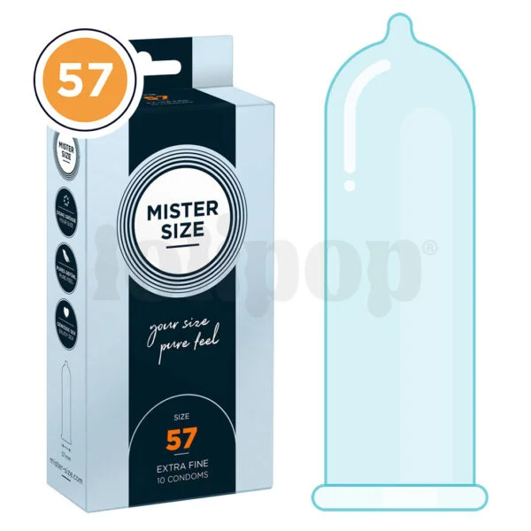 Mister Size thin 57 mm kondomy tenké &amp;#45; 10 ks