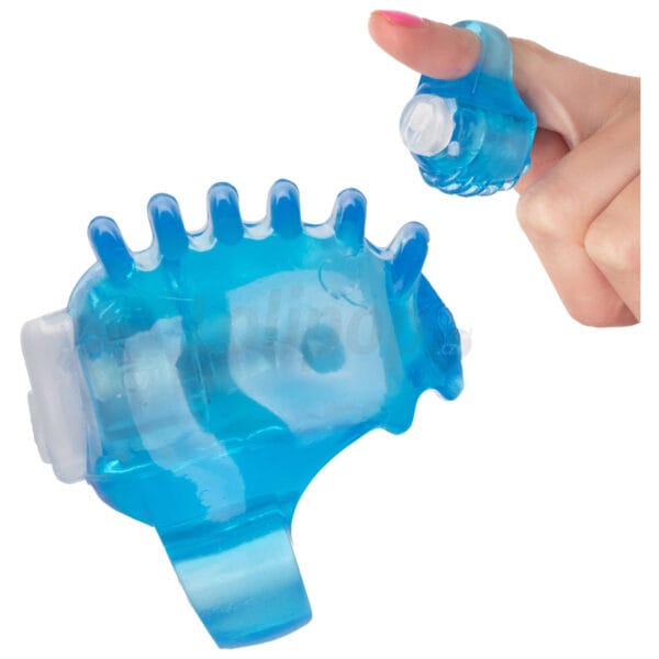 Finger Teaser vibrátor na prst modrý