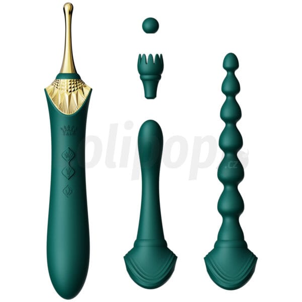 Zalo Bess 2 Heating Clitoral Vibrator Turquoise Green