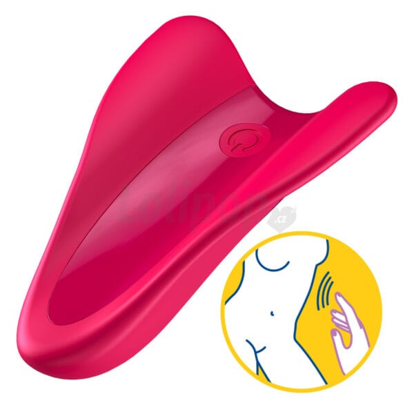 Satisfyer High Fly Finger Vibrator Red
