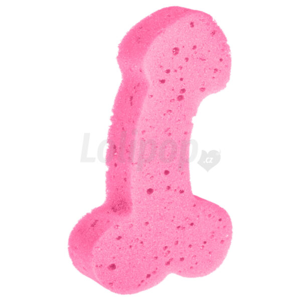 Sprchová houba penis růžová