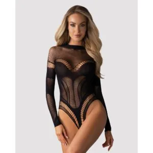 Body Obsessive B135 černé XL-2XL