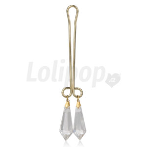 Cleopatra Clit Chrystal Clear &amp;#45; šperk na klitoris