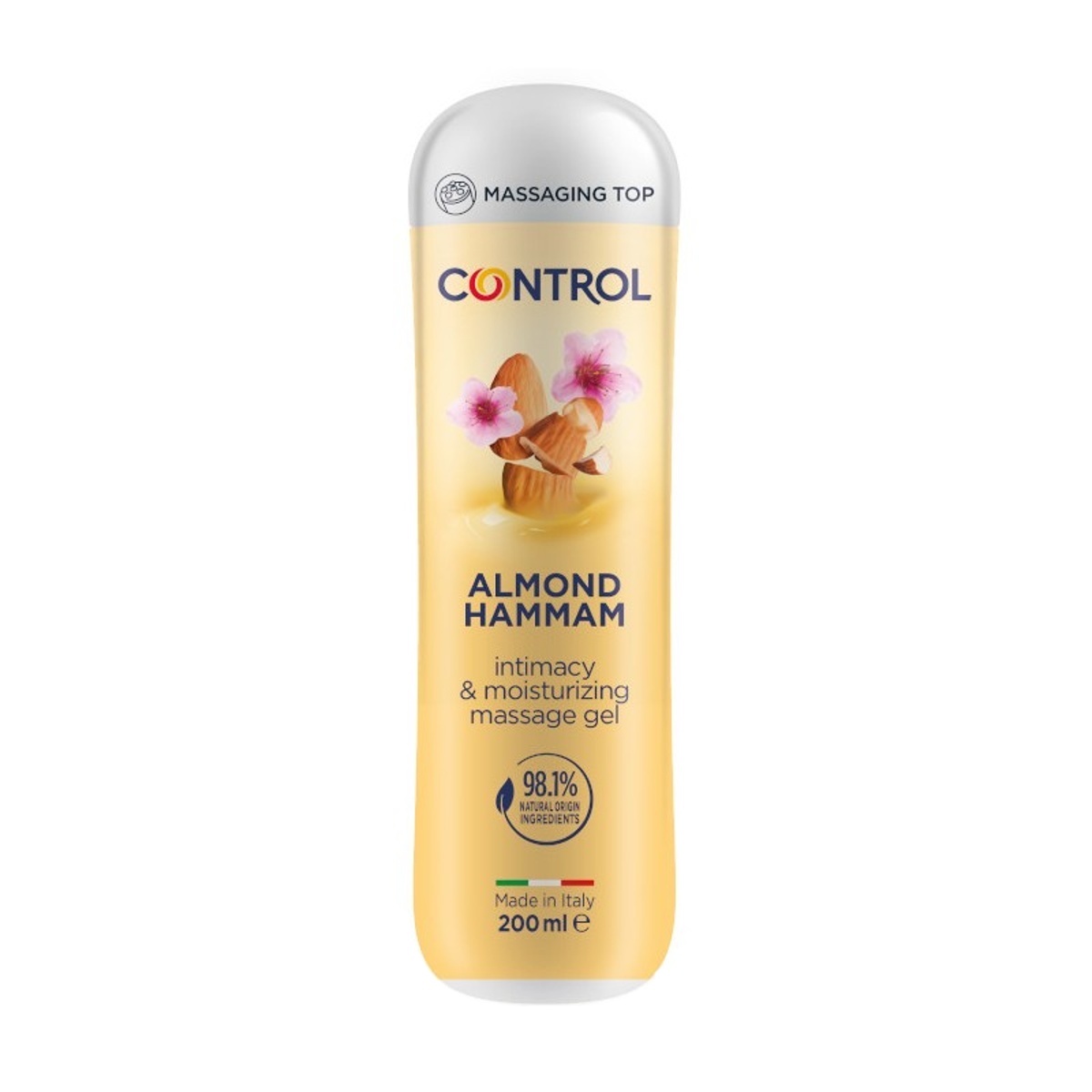 Control 2in1 Intimacy & Moisturizing Massage Gel Almond Hammam 200ml