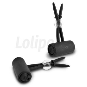 Fetish Fantasy Limited Edition Vibrating Silicone Nipple Lassos &amp;#45; Vibrační svorky na bradavky