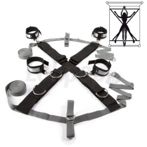 Fifty Shades of Grey Keep Still Over the Bed Cross Restrain &amp;#45; Bondážní sada