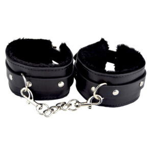 Hudson pouta s kožešinkou černá