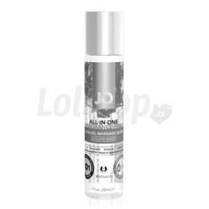 JO All in One masážní a lubrikační olej 30 ml &amp;#45; bez vůně