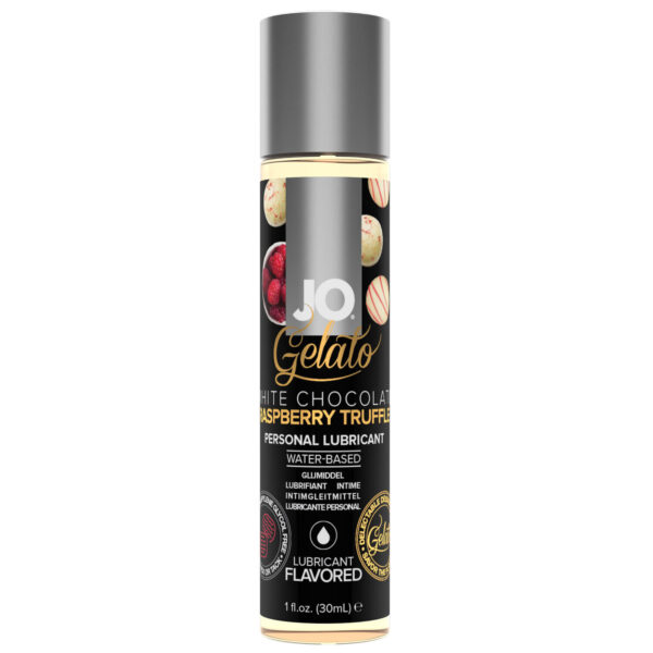 JO Gelato White Chocolate Truffle lubrikant bílá čokoláda a maliny 30ml
