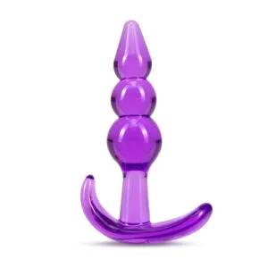Kolík anální Blush B Yours Triple Bead fialový