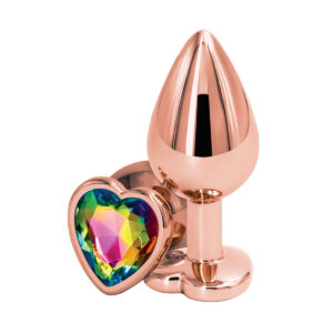 Kolík anální NS Novelties Rear Assets Rose Gold Heart M