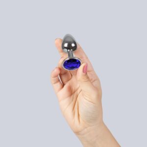 Kolík anální SECRET PLAY PLEASURE PLUG modrý M