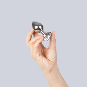 Kolík anální SECRET PLAY PLEASURE PLUG transparentní M