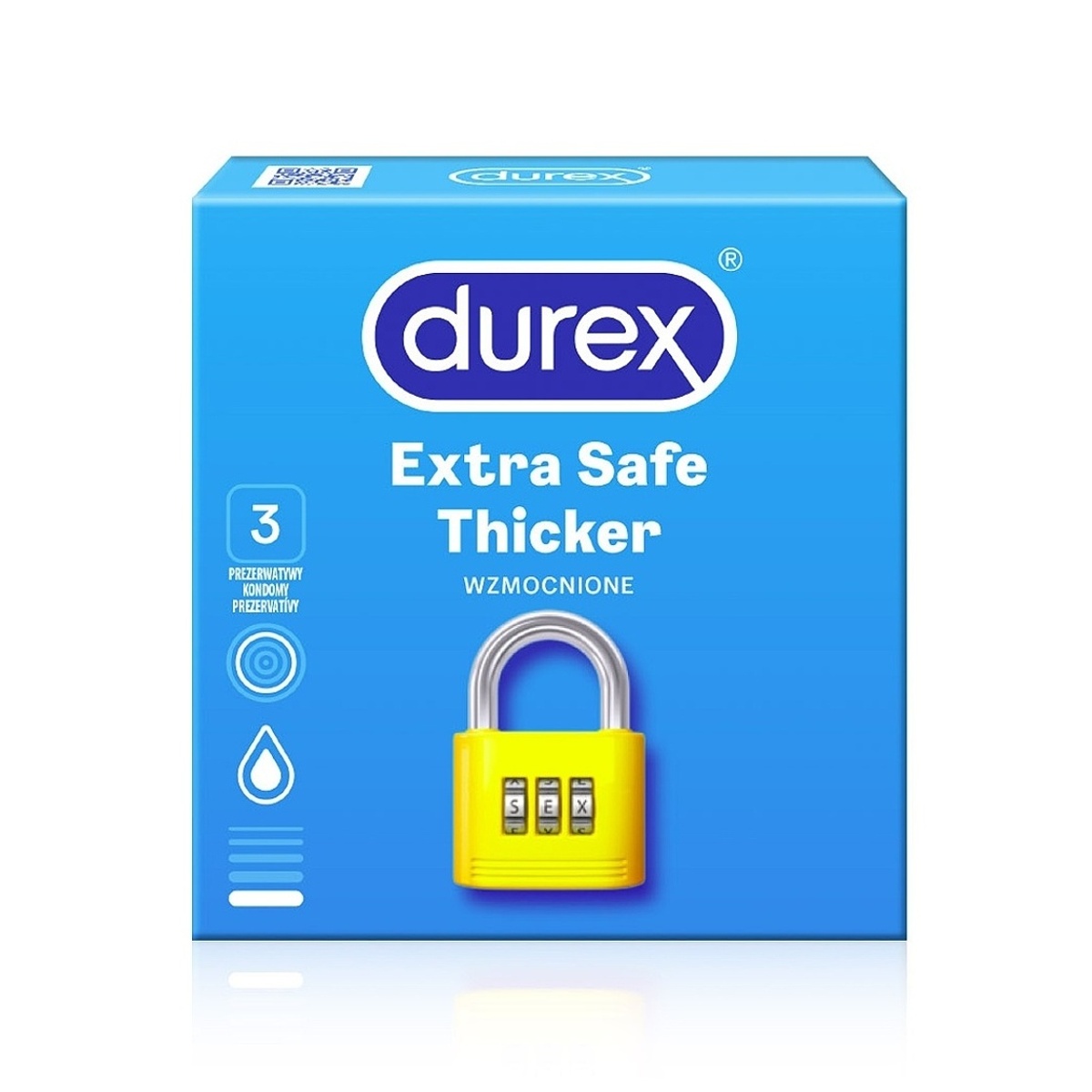 Kondom Durex Extra Safe 3 ks