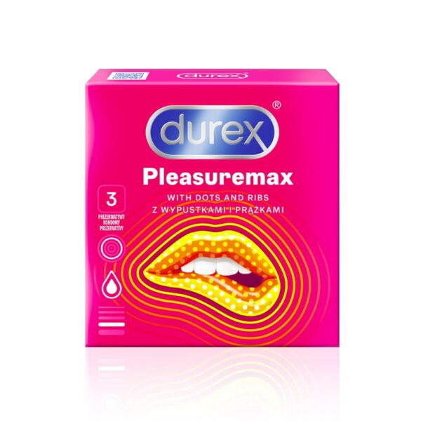 Kondom Durex Pleasuremax 3 ks