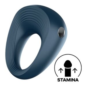 Kroužek na penis SATISFYER POWER RING modrý