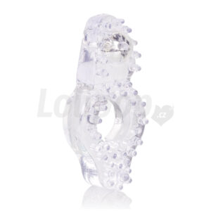 Kroužek s kuličkou &amp;#45; transparentní