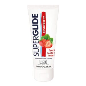 Lubrikační gel HOT SUPERGLIDE strawberry 75 ml