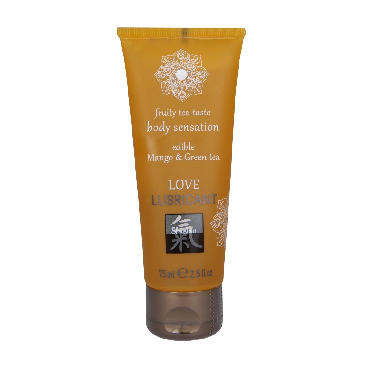Lubrikační gel HOT Shiatsu Love Mango & Green Tea jedlý 75 ml