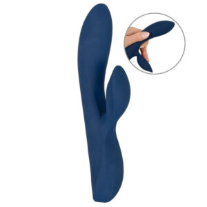 Magic Shiver Rabbit vibrátor na klitoris a bod G modrý