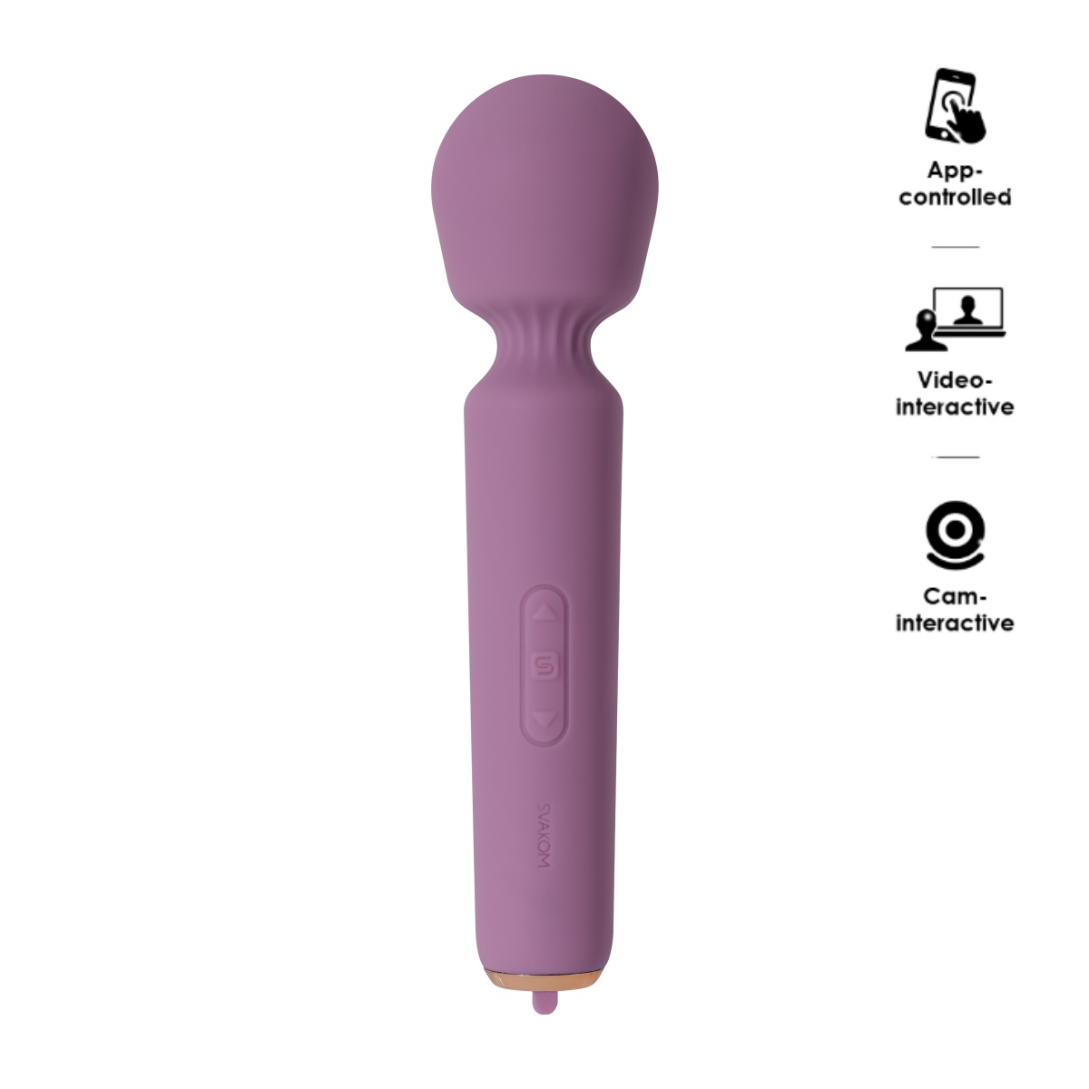 Masážní hlavice Svakom Mini Emma Neo fialová