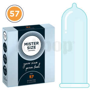 Mister Size thin 57 mm kondomy tenké &amp;#45; 3 ks