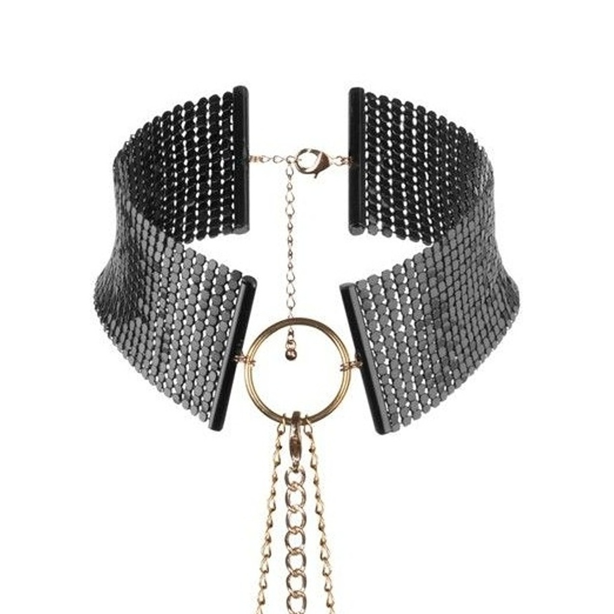 Obojek BIJOUX INDISCRETS DÉSIR MÉTALLIQUE COLLAR black