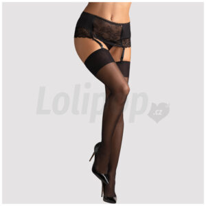 Obsessive S800 Stockings Black