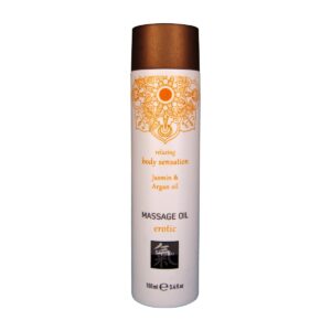 Olej masážní HOT Shiatsu erotic Jasmin & Argan oil 100 ml