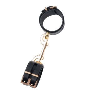 Pouta na ruce GP PREMIUM HANDCUFF WITH HOOK black