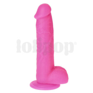 Real Safe Brush silikonové dildo růžové