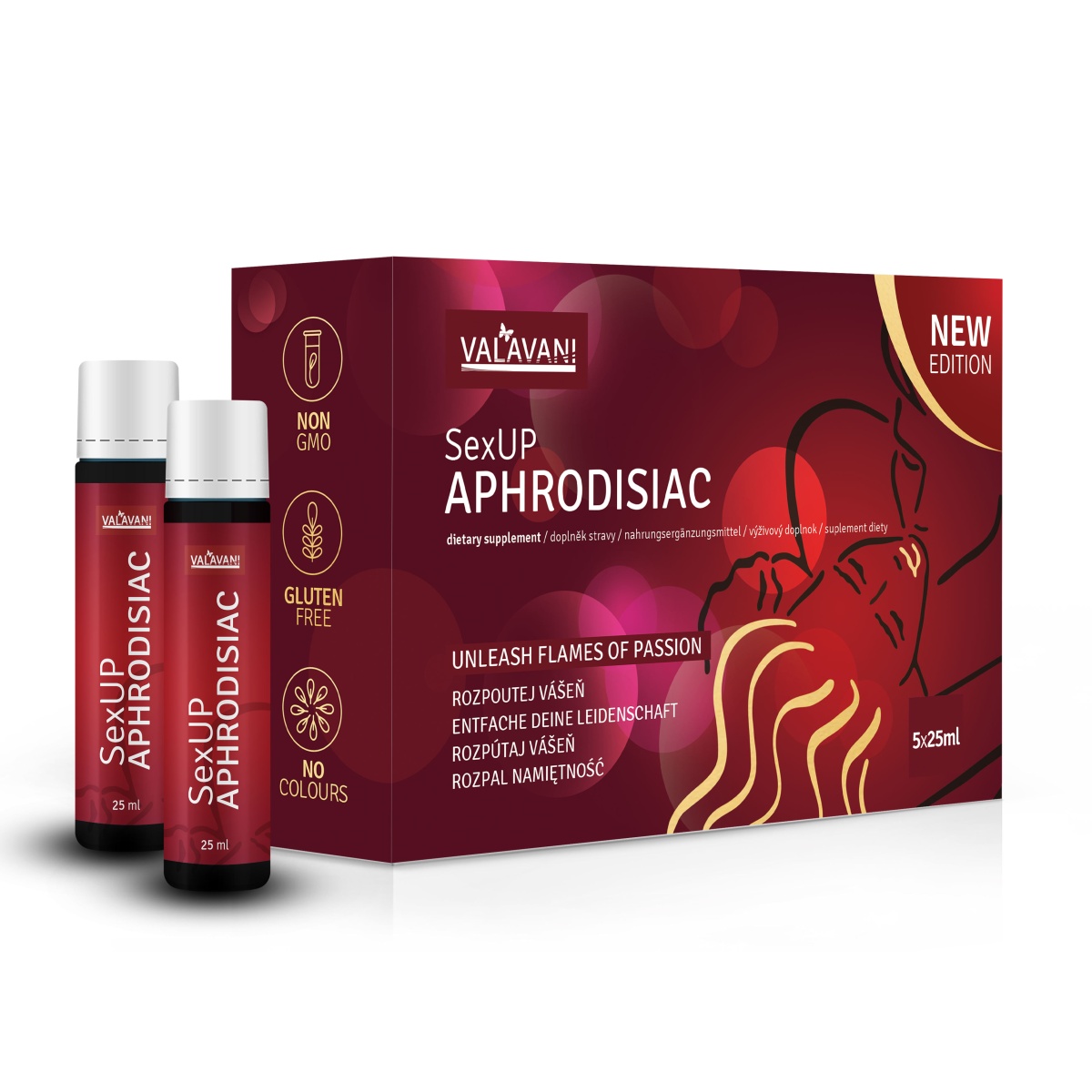 SEXUP APHRODISIAC afrodiziakum pro muže i ženy 5 x 25 ml