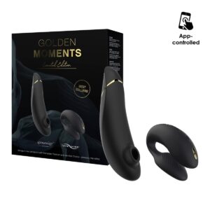 Sada Golden Moments 2 Womanizer Premium + We-Vibe Chorus černá