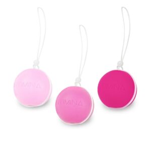 Sada Venušiných kuliček INTIMINA Laselle Kegel Routine růžová