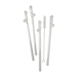 Sada skleněných brček Glass Drinking Straw Willy