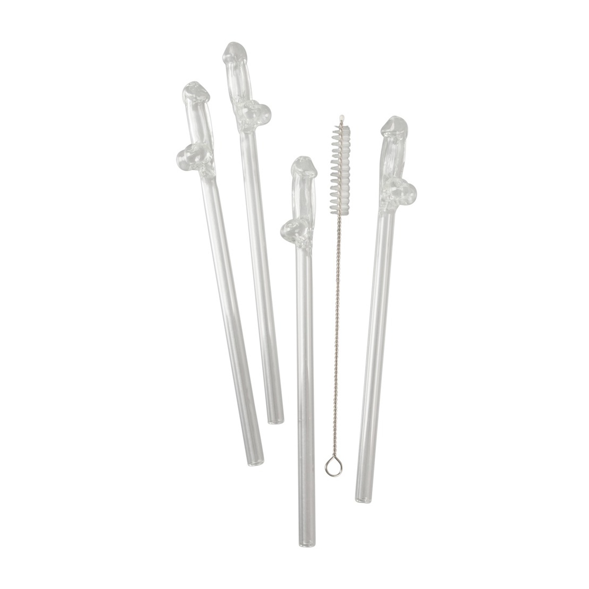 Sada skleněných brček Glass Drinking Straw Willy