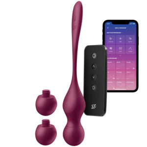 Satisfyer Love Birds Vary Connect App Wine Red