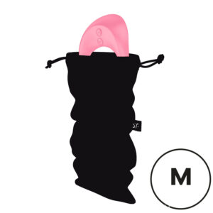 Satisfyer Treasure Bag M &amp;#45; černý úložný pytlík na pomůcky